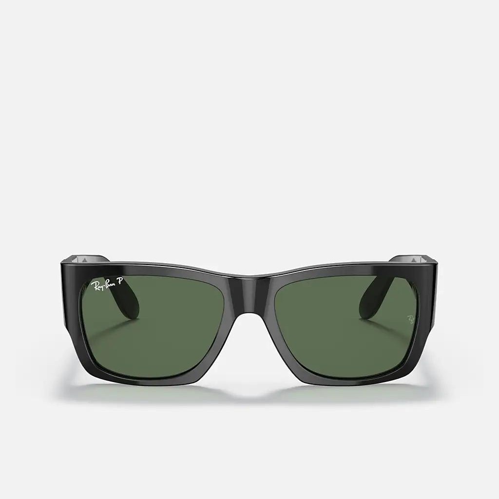 Kính Ray-Ban Nomad Đen Xanh Lá