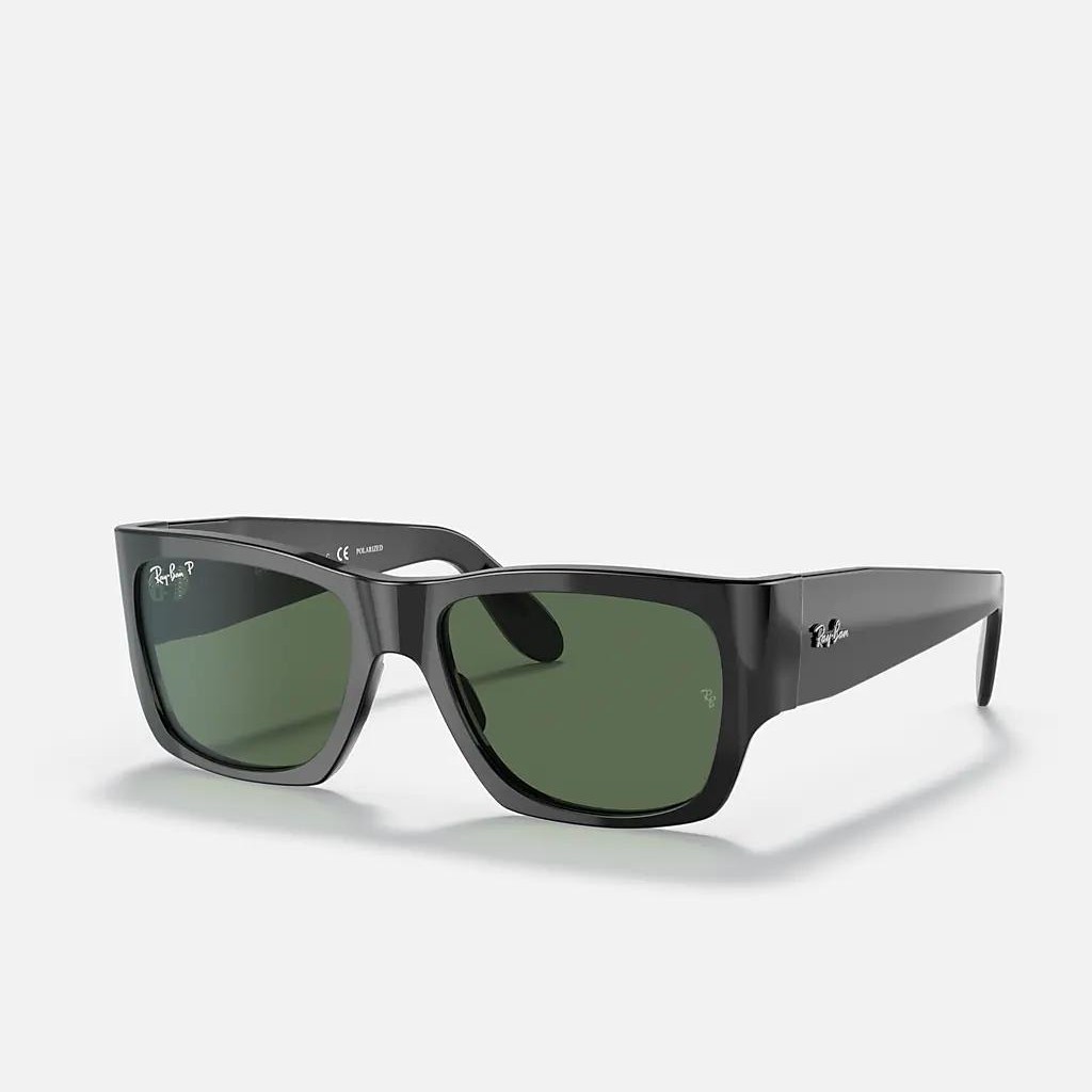 Kính Ray-Ban Nomad Đen Xanh Lá