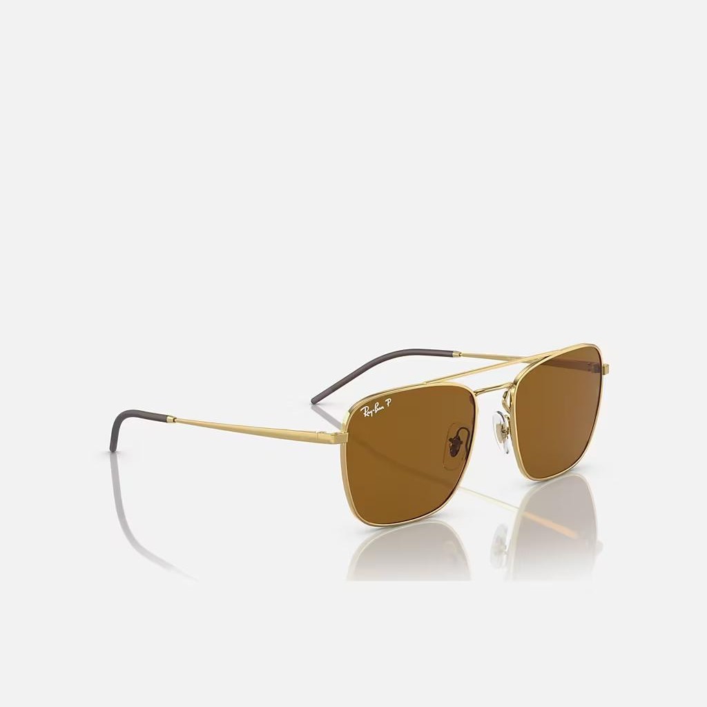 Kính Ray-Ban Rb3588 Vàng Nâu Sáng