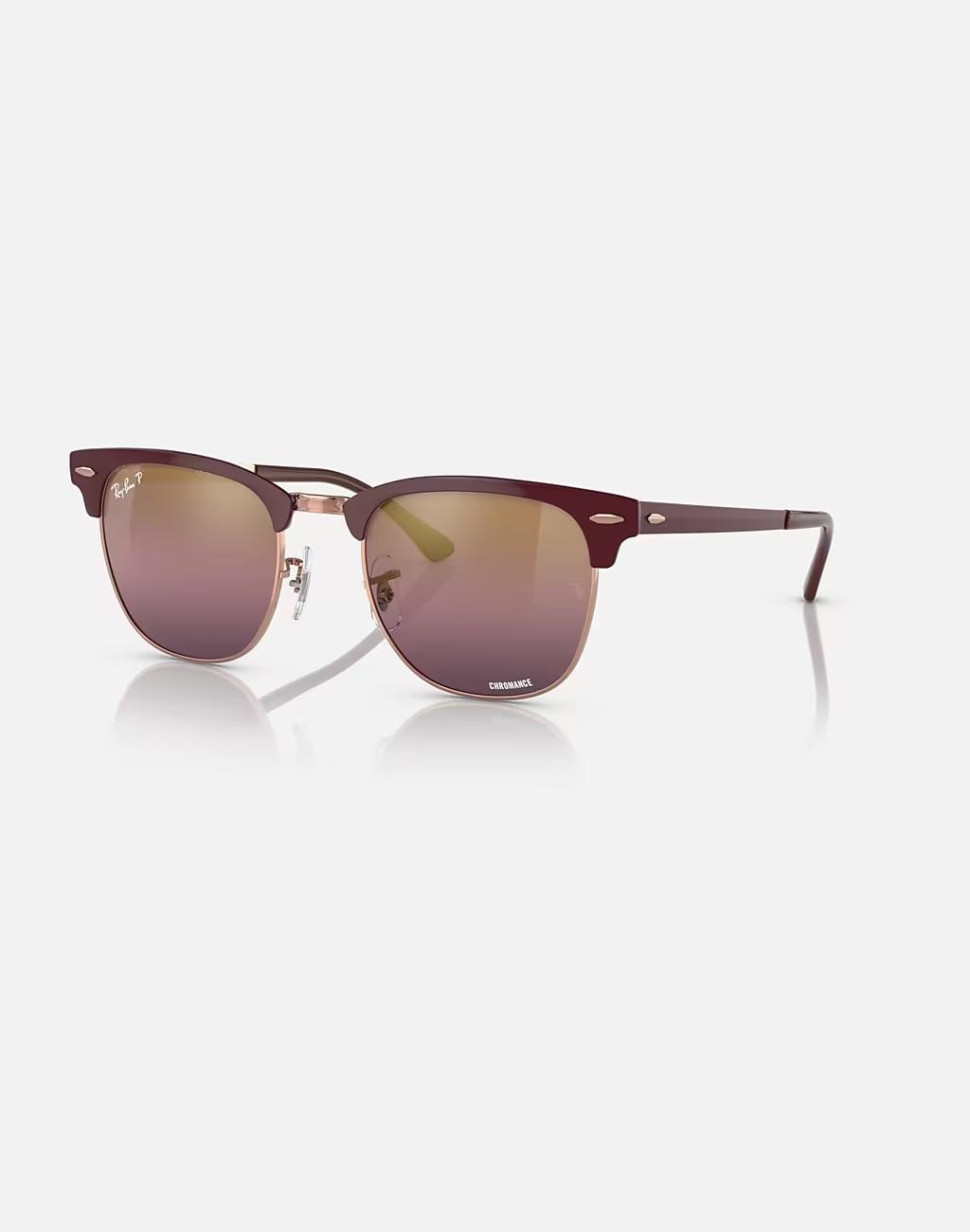 Kính Ray-Ban Clubmaster Metal Chromance Đỏ Vàng