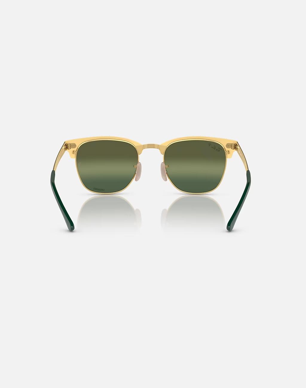 Kính Ray-Ban Clubmaster Metal Chromance Vàng Xanh Lá