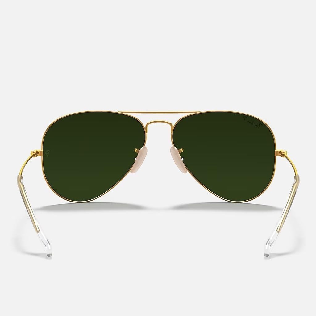 Kính Ray-Ban Original Wayfarer Chromance Vàng Nhám Xanh Dương