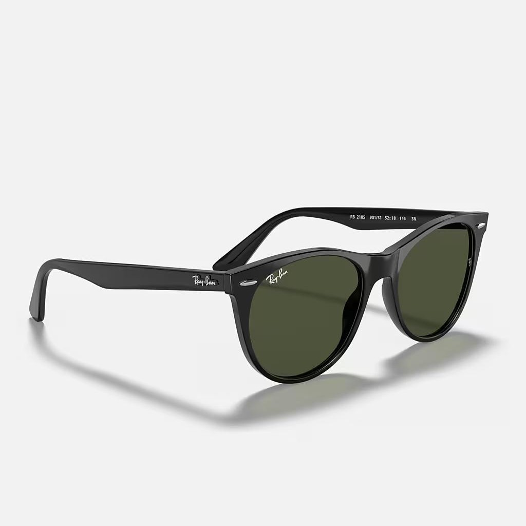 Kính Ray-Ban WAYFARER II CLASSIC Đen Xanh Lá