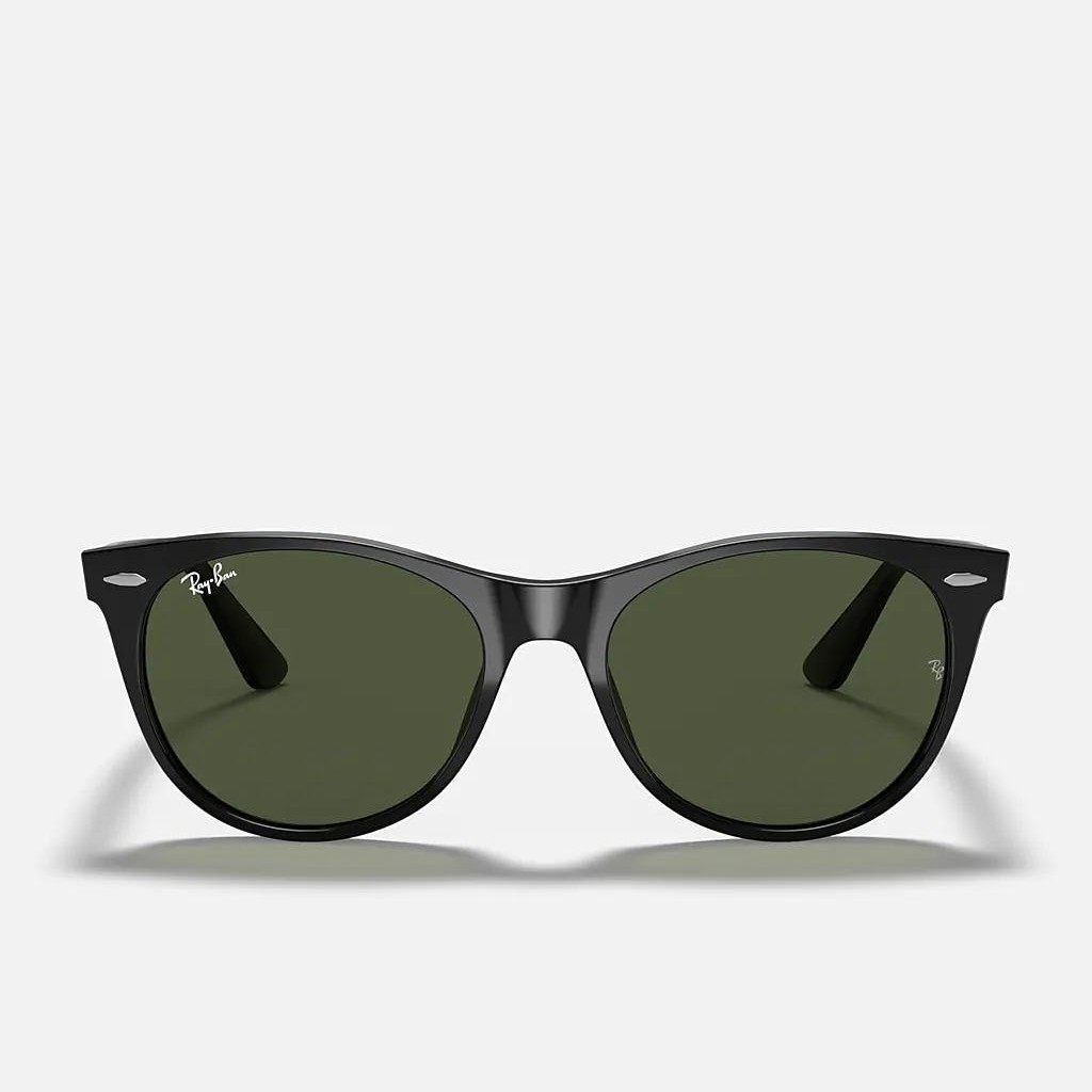 Kính Ray-Ban WAYFARER II CLASSIC Đen Xanh Lá