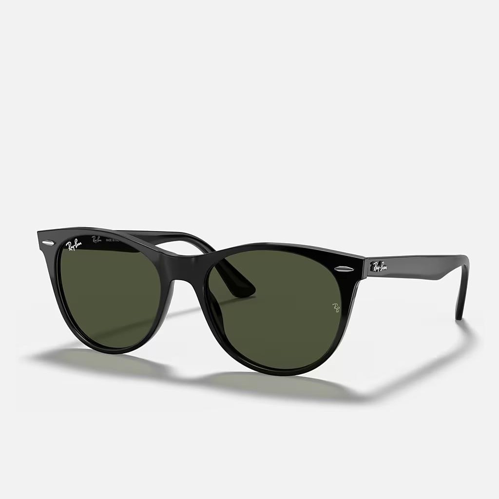 Kính Ray-Ban WAYFARER II CLASSIC Đen Xanh Lá