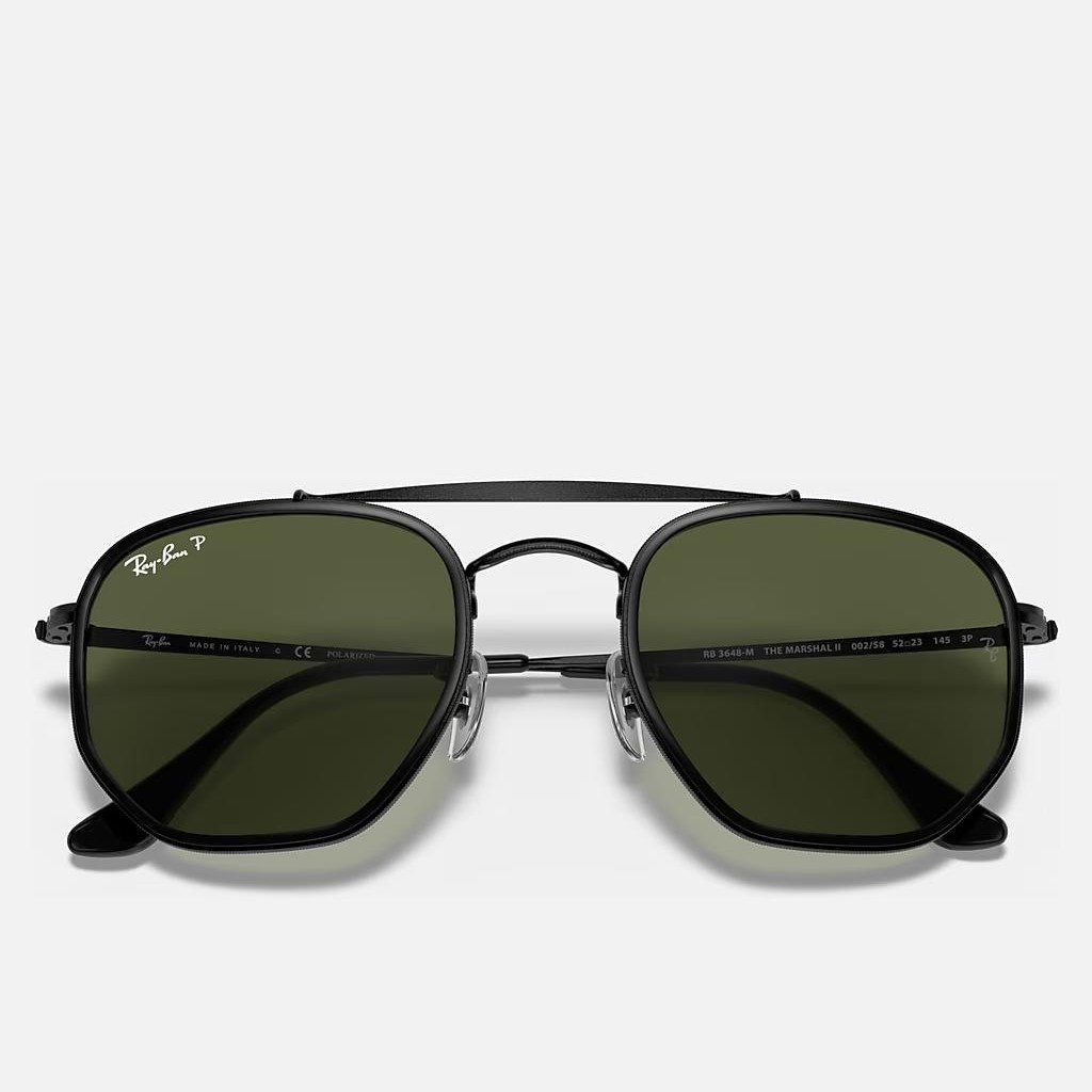 Kính Ray-Ban MARSHAL II Đen Xanh Lá