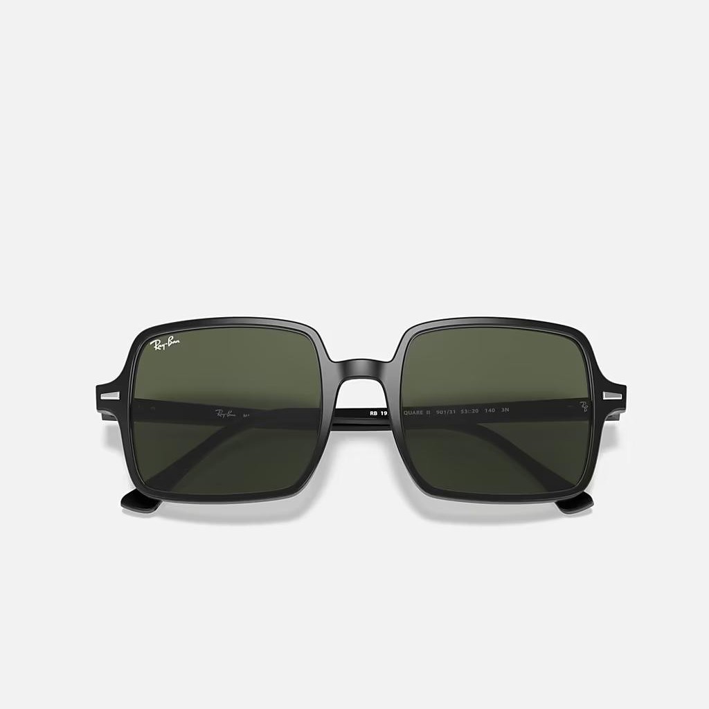 Kính Ray-Ban Square II Đen Xanh Lá