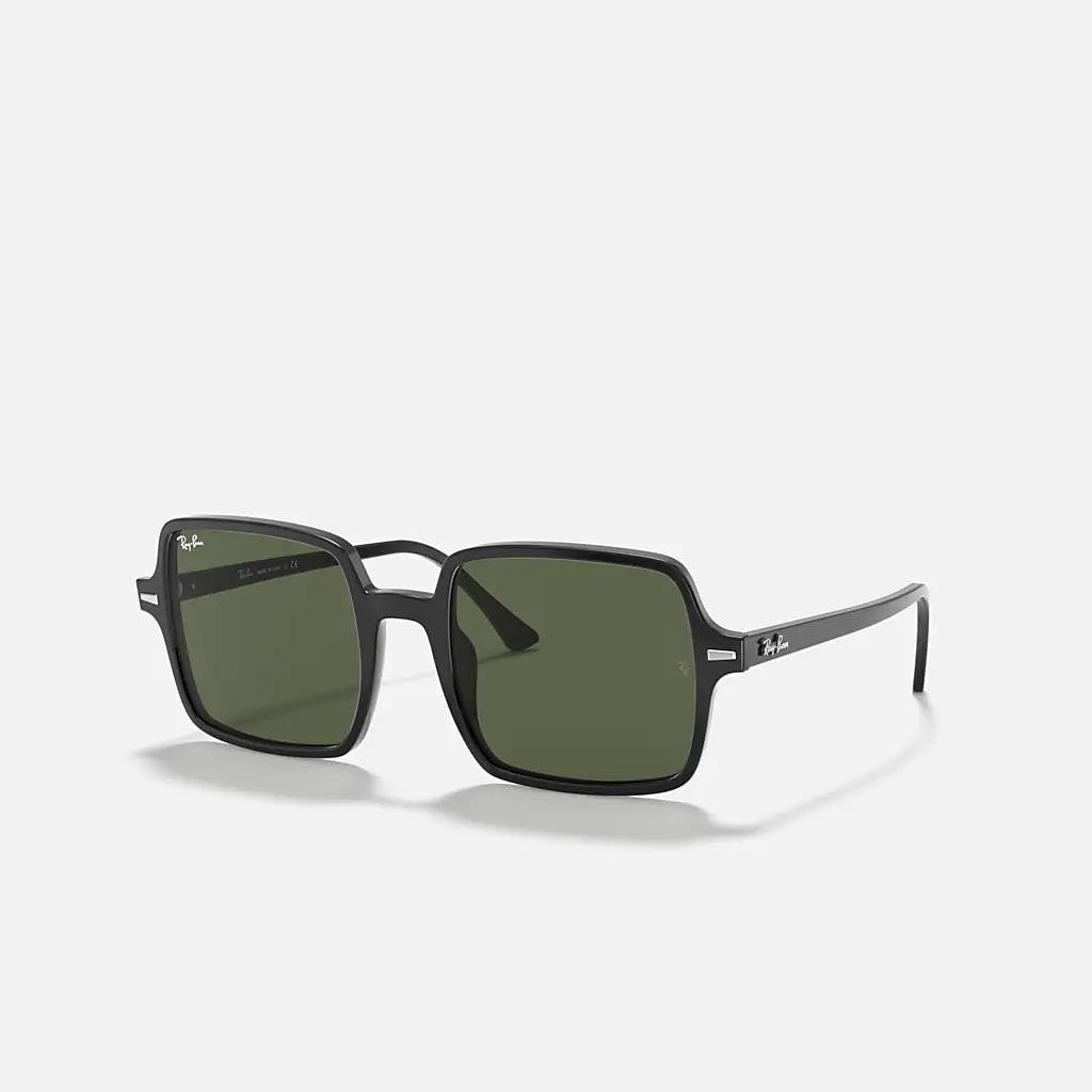 Kính Ray-Ban Square II Đen Xanh Lá