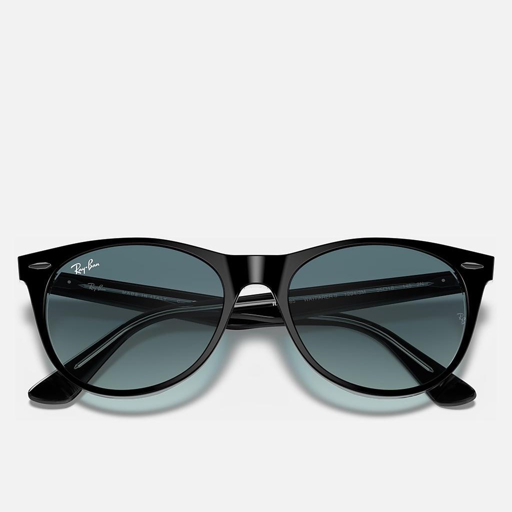 Kính Ray-Ban WAYFARER II CLASSIC Đen Xanh Dương