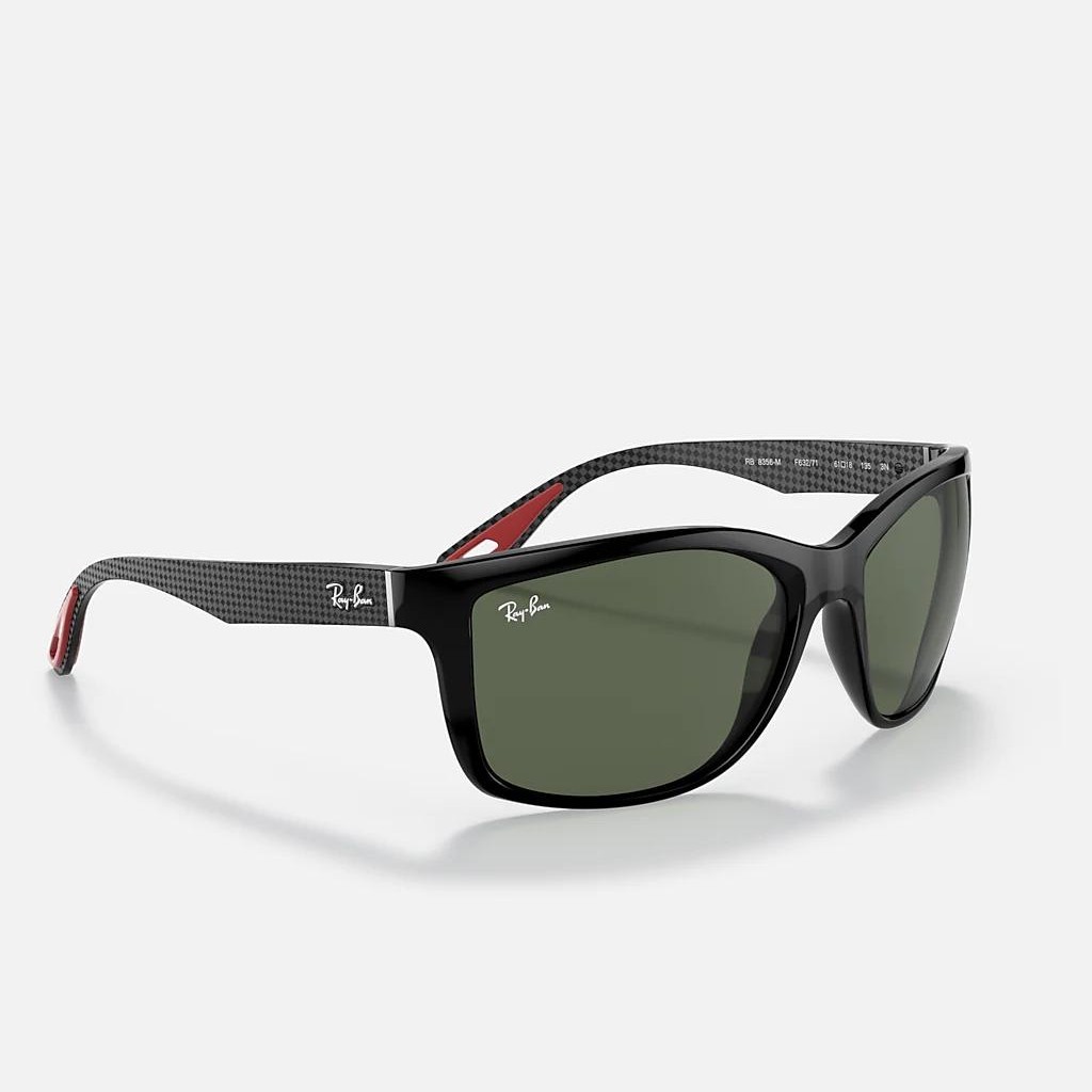 Kính Ray-Ban Rb8356M Scuderia Ferrari Collection Đen Xanh Lá