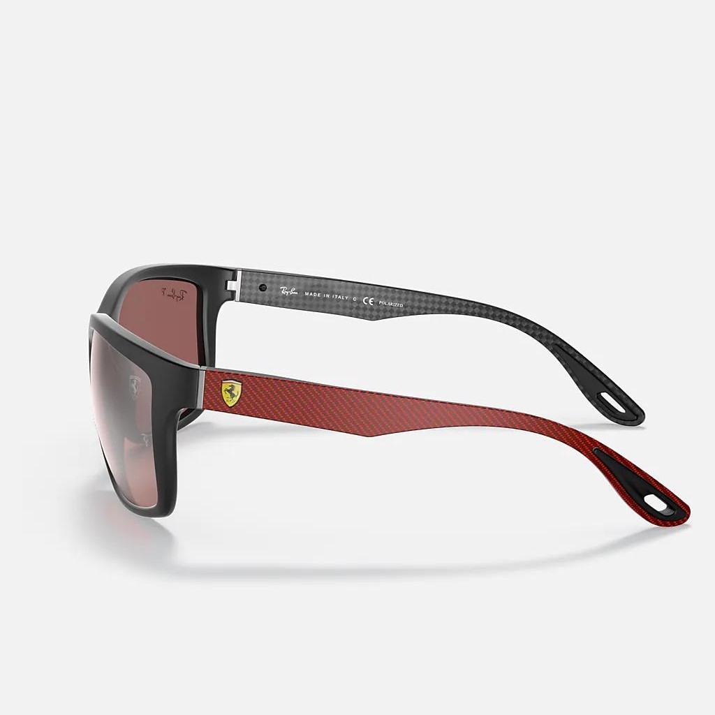 Kính Ray-Ban Rb8356M Scuderia Ferrari Collection Đen Nhám Tím