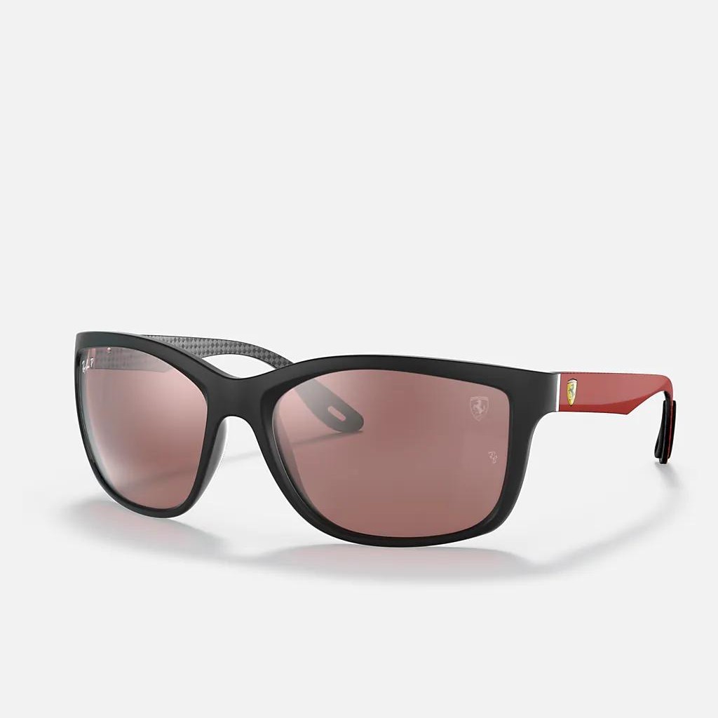 Kính Ray-Ban Rb8356M Scuderia Ferrari Collection Đen Nhám Tím