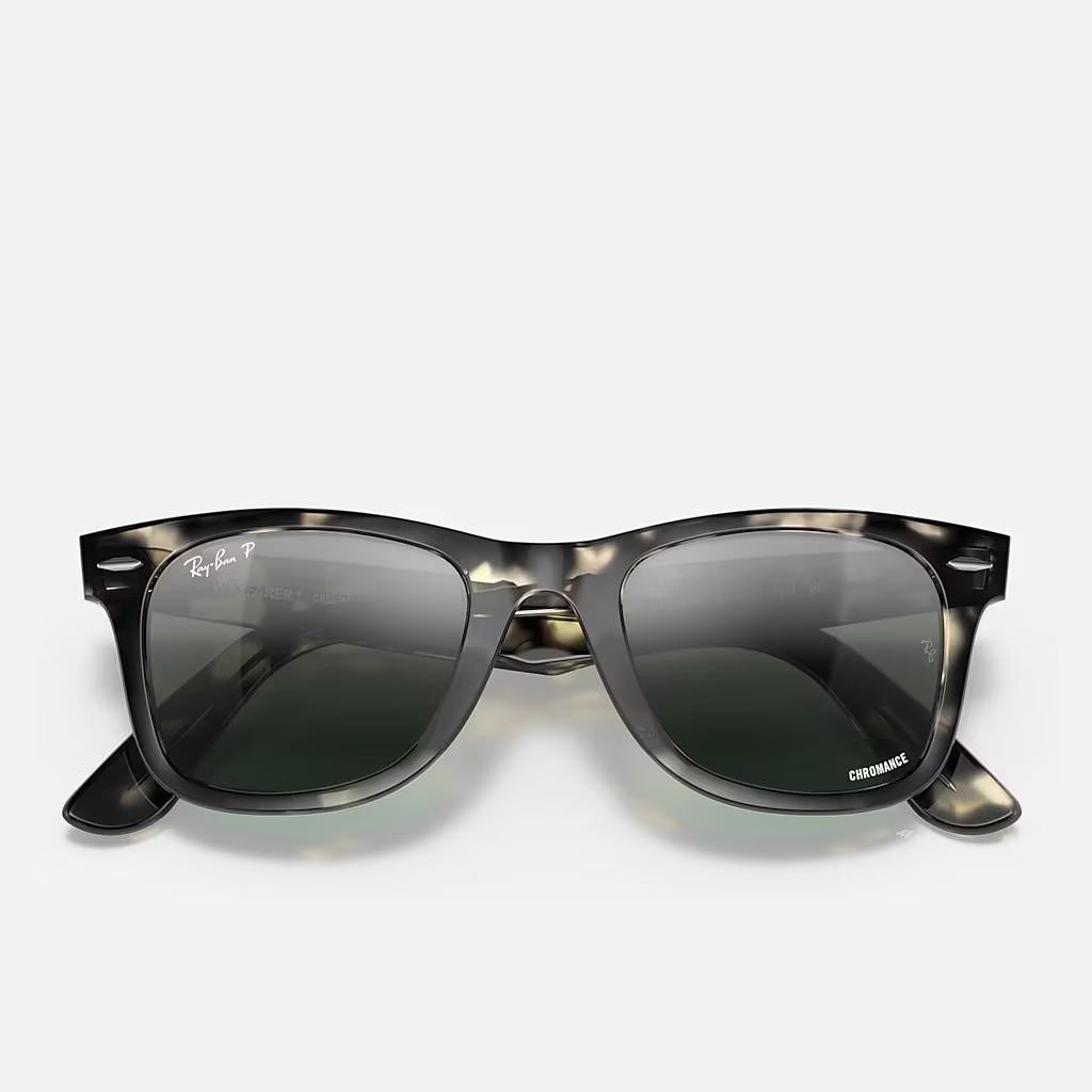 Kính Ray-Ban Original Wayfarer Chromance Xám Xanh Dương