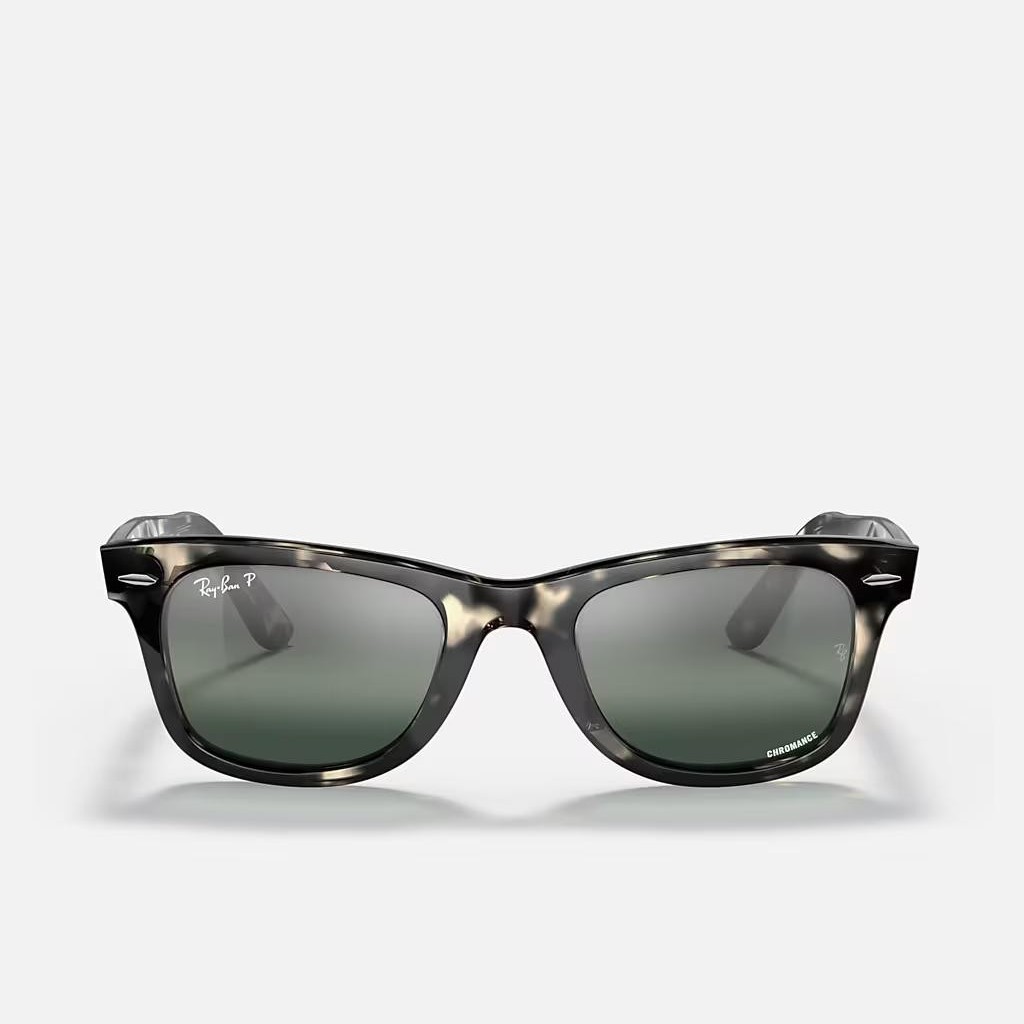 Kính Ray-Ban Original Wayfarer Chromance Xám Xanh Dương