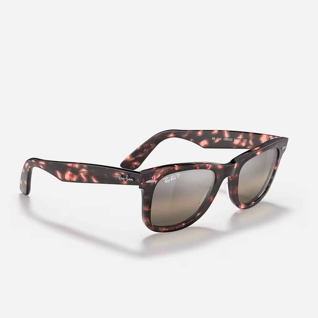 Kính Ray-Ban Original Wayfarer Chromance Hồng Xám