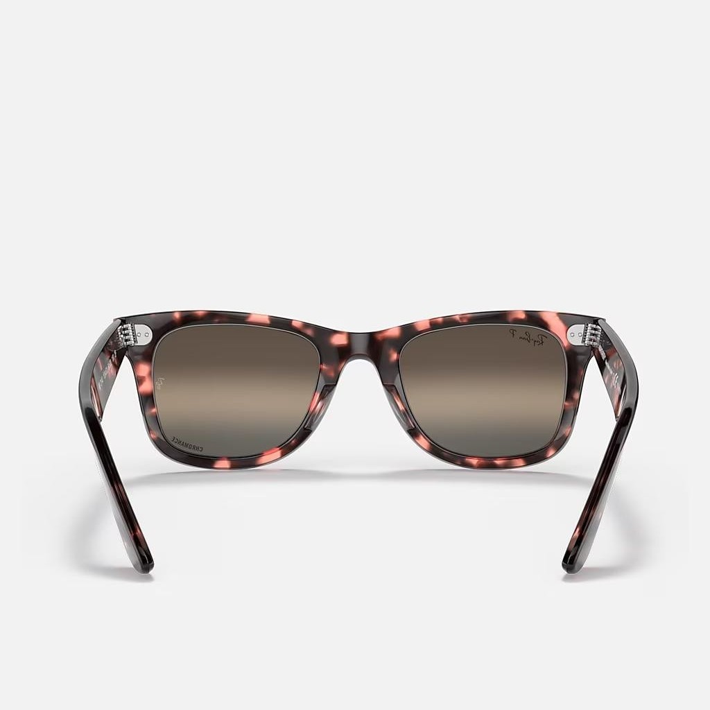 Kính Ray-Ban Original Wayfarer Chromance Hồng Xám