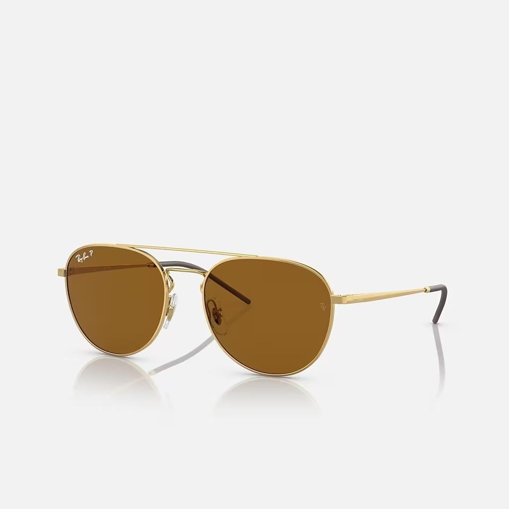 Kính Ray-Ban Rb3589 Vàng Nâu Sáng