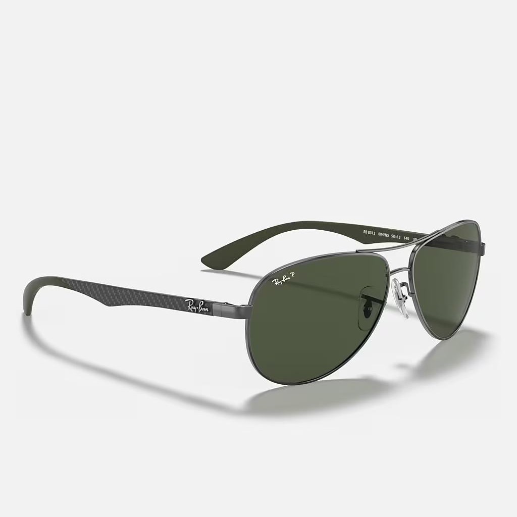 Kính Ray-Ban Carbon Fibre Xám Xanh Lá