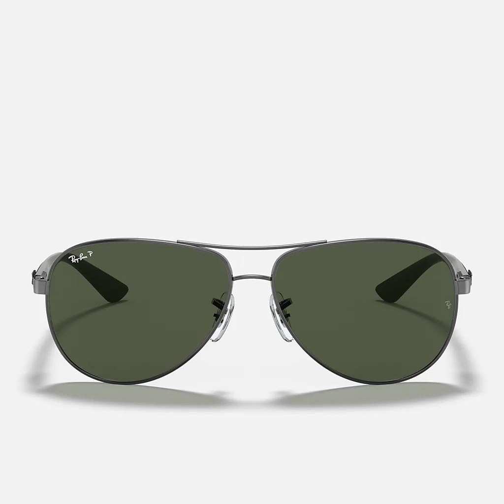 Kính Ray-Ban Carbon Fibre Xám Xanh Lá