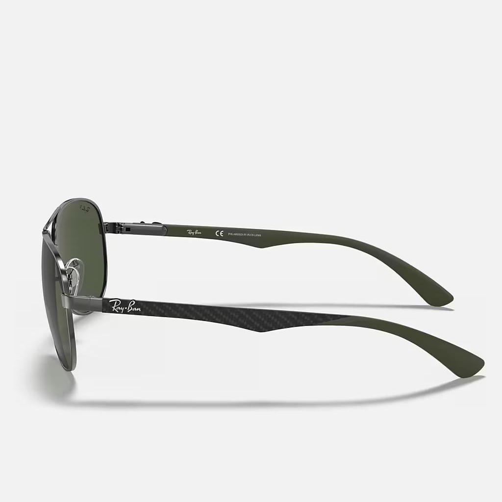 Kính Ray-Ban Carbon Fibre Xám Xanh Lá