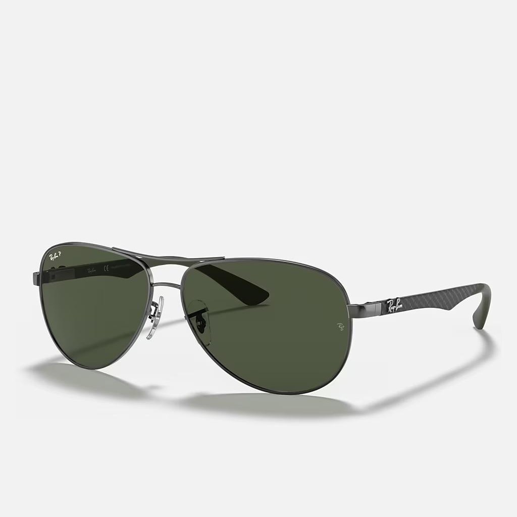 Kính Ray-Ban Carbon Fibre Xám Xanh Lá