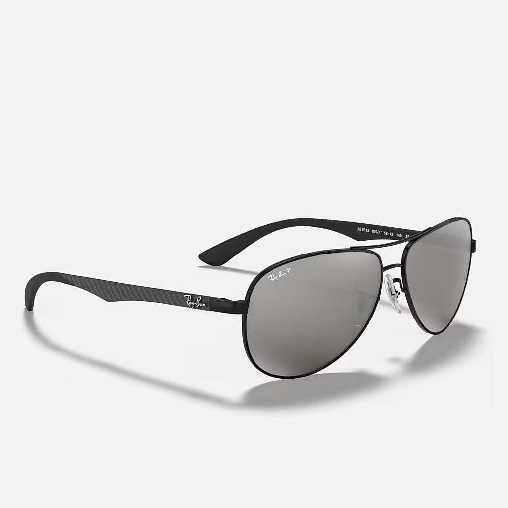 Kính Ray-Ban Carbon Fibre Đen Xám