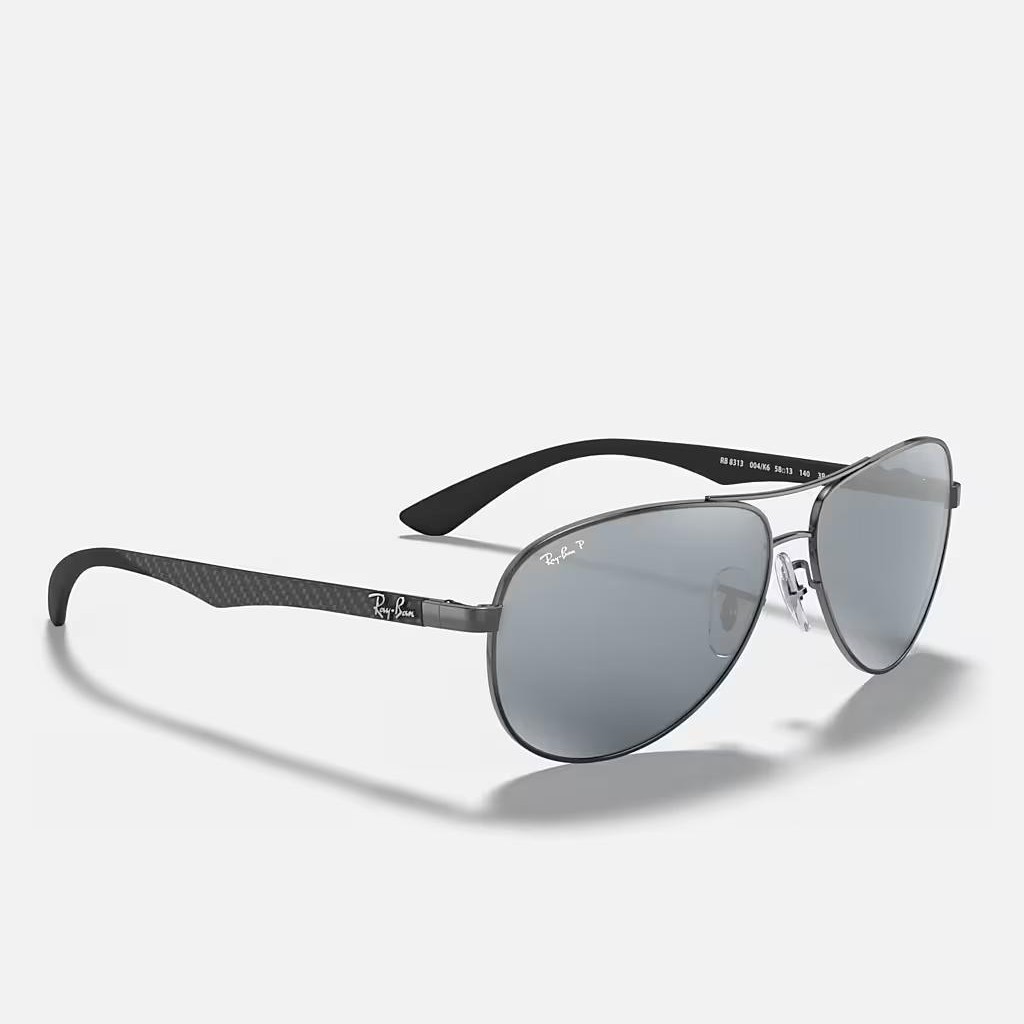 Kính Ray-Ban Carbon Fibre Xám Bạc