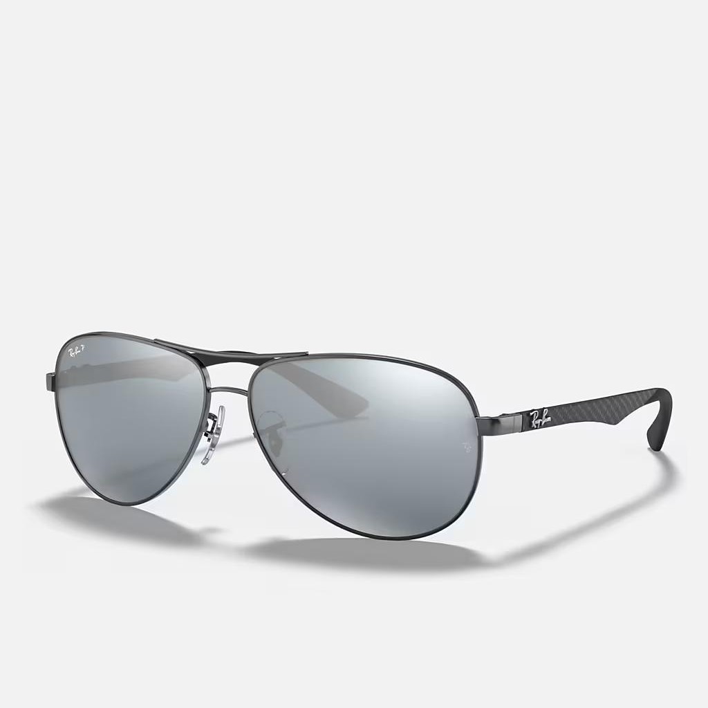 Kính Ray-Ban Carbon Fibre Xám Bạc