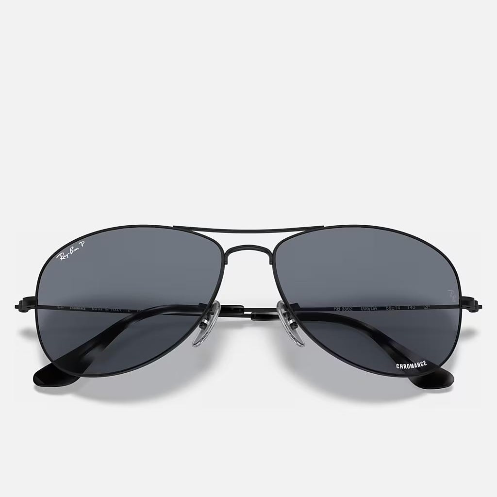 Kính Ray-Ban Rb3562 Chromance Đen Nhám Xanh Dương