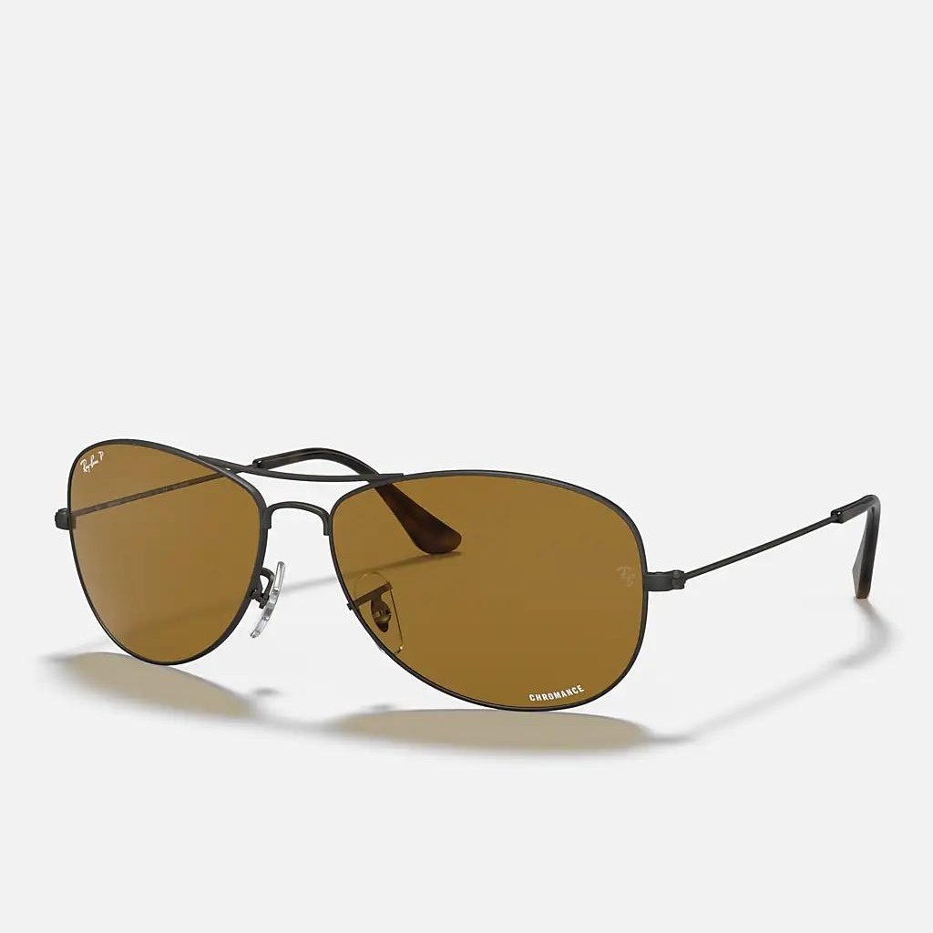 Kính Ray-Ban Rb3562 Chromance Xám Nhám Nâu