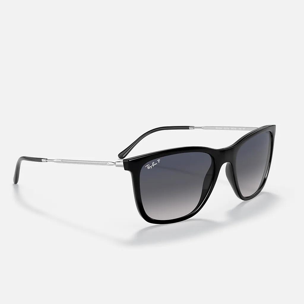 Kính Ray-Ban Rb4344 Đen Xanh Dương