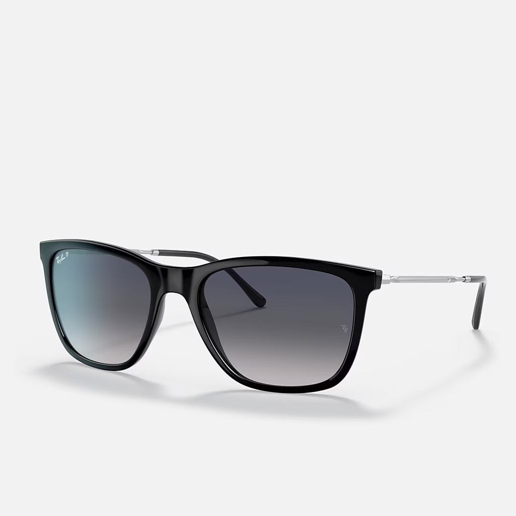 Kính Ray-Ban Rb4344 Đen Xanh Dương