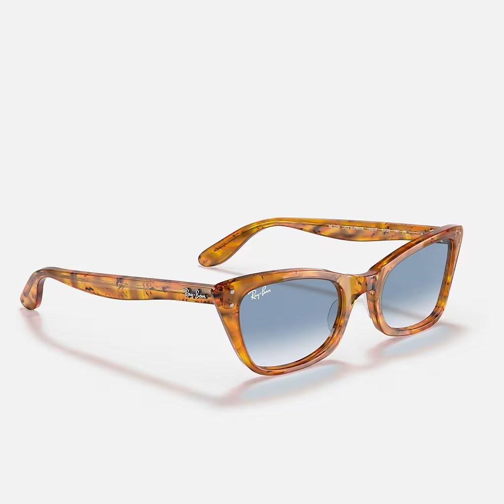 Kính Ray-Ban Lady Burbank Nâu Xanh Dương Sáng