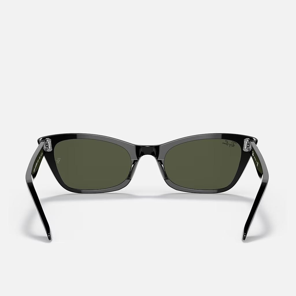 Kính Ray-Ban Lady Burbank Đen Xanh Lá