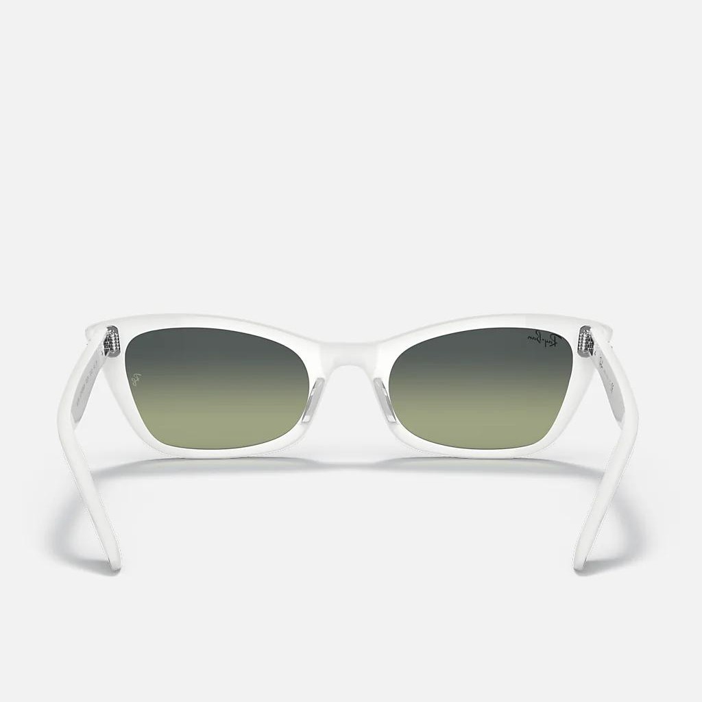 Kính Ray-Ban Lady Burbank Trắng Xanh Lá