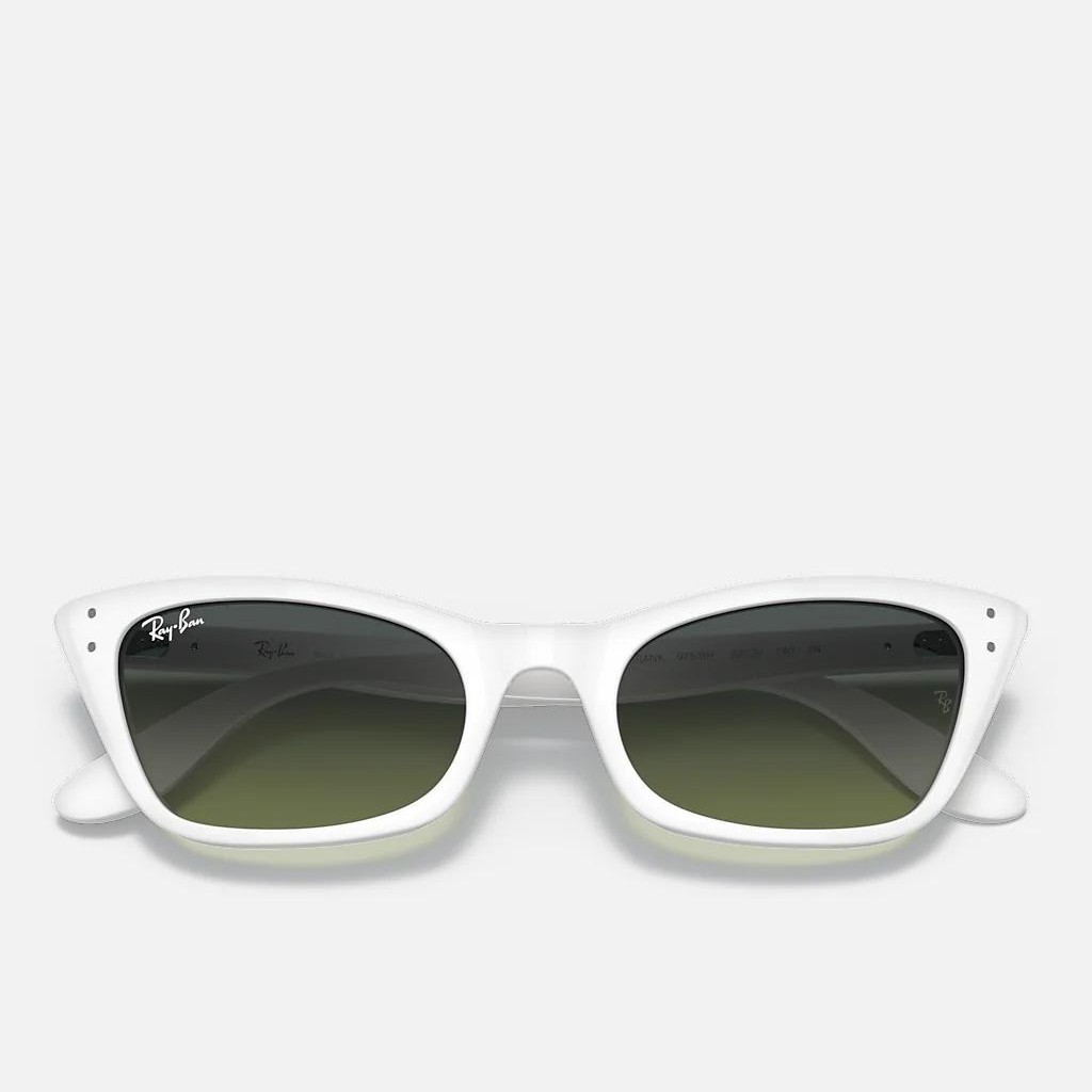 Kính Ray-Ban Lady Burbank Trắng Xanh Lá