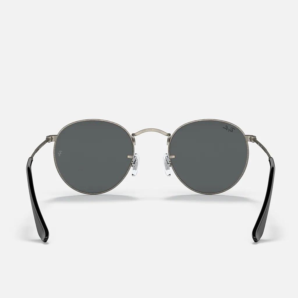 Kính Ray-Ban Round Metal Antiqued Xám Đậm