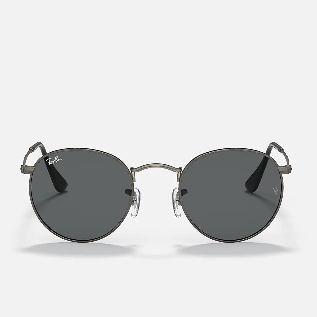 Kính Ray-Ban Round Metal Antiqued Xám Đậm