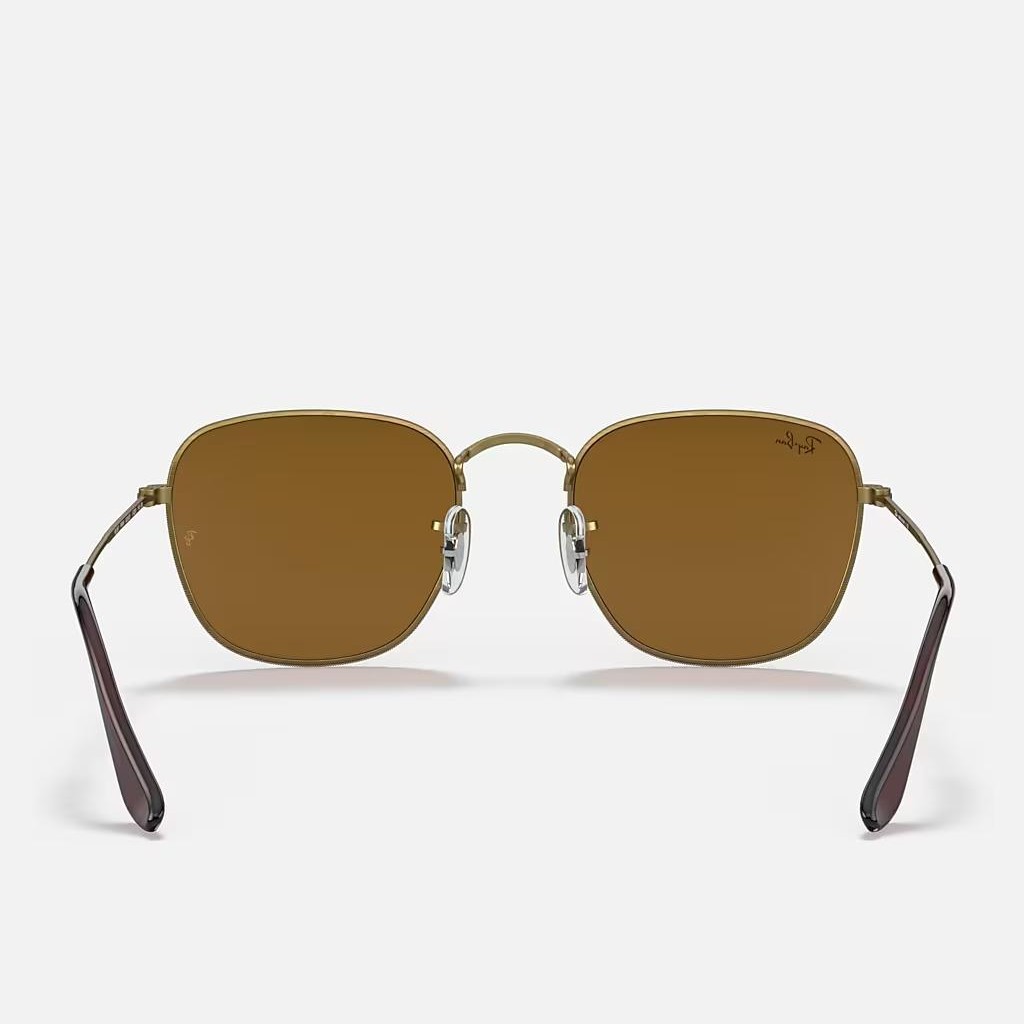 Kính Ray-Ban Frank Antiqued Vàng Nhám Nâu