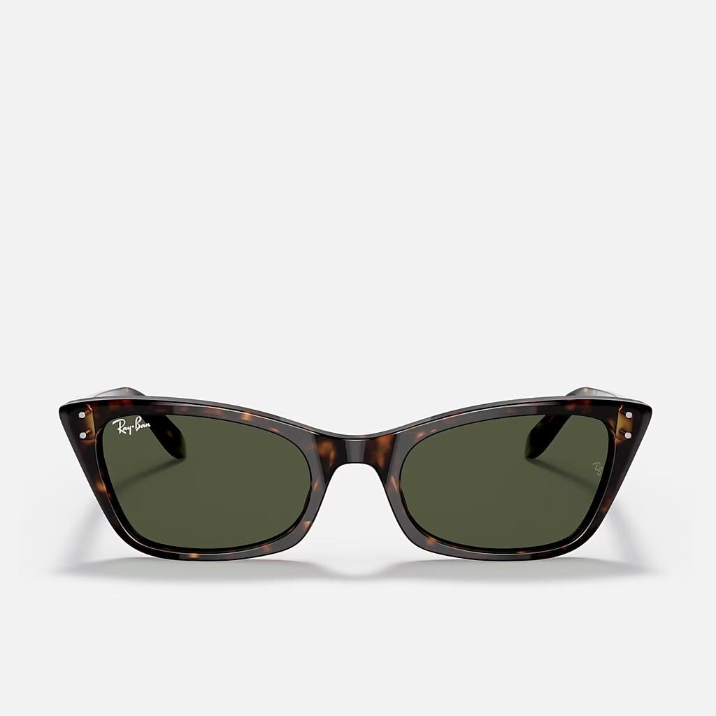 Kính Ray-Ban Lady Burbank Nâu Xanh Lá