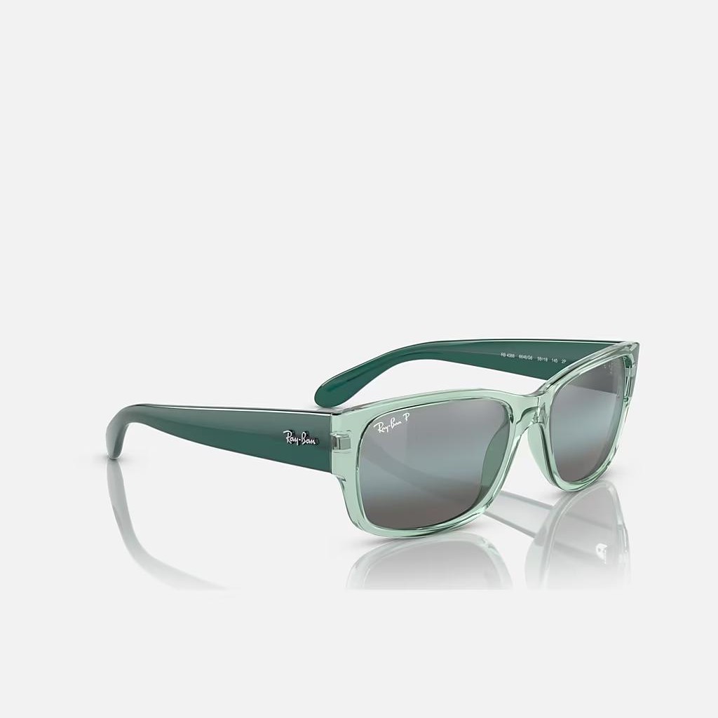 Kính Ray-Ban Rb4388 Xanh Lá Trong Xanh Dương