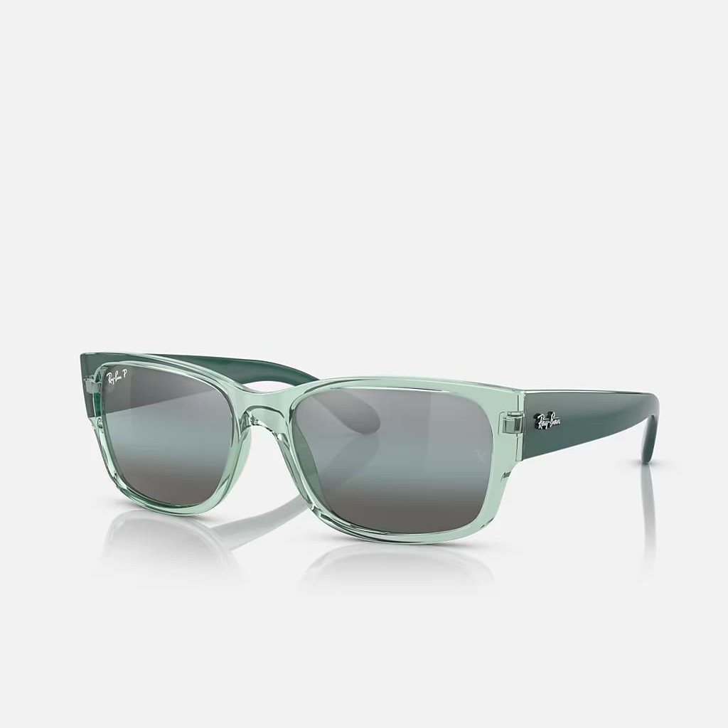 Kính Ray-Ban Rb4388 Xanh Lá Trong Xanh Dương