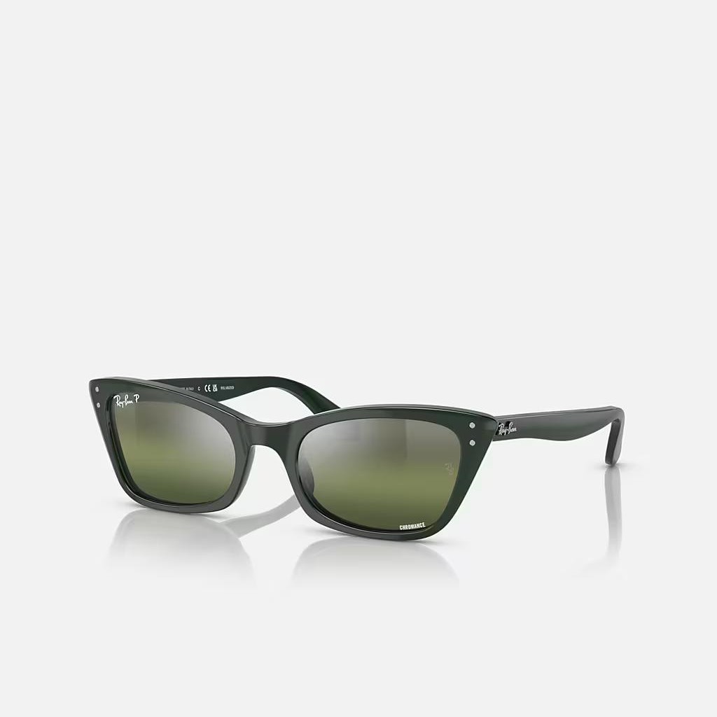 Kính Ray-Ban Lady Burbank Xanh Lá