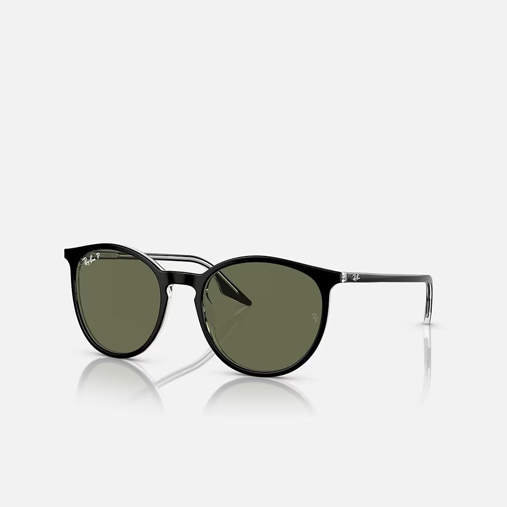 Kính Ray-Ban Rb2204 Đen Xanh Lá