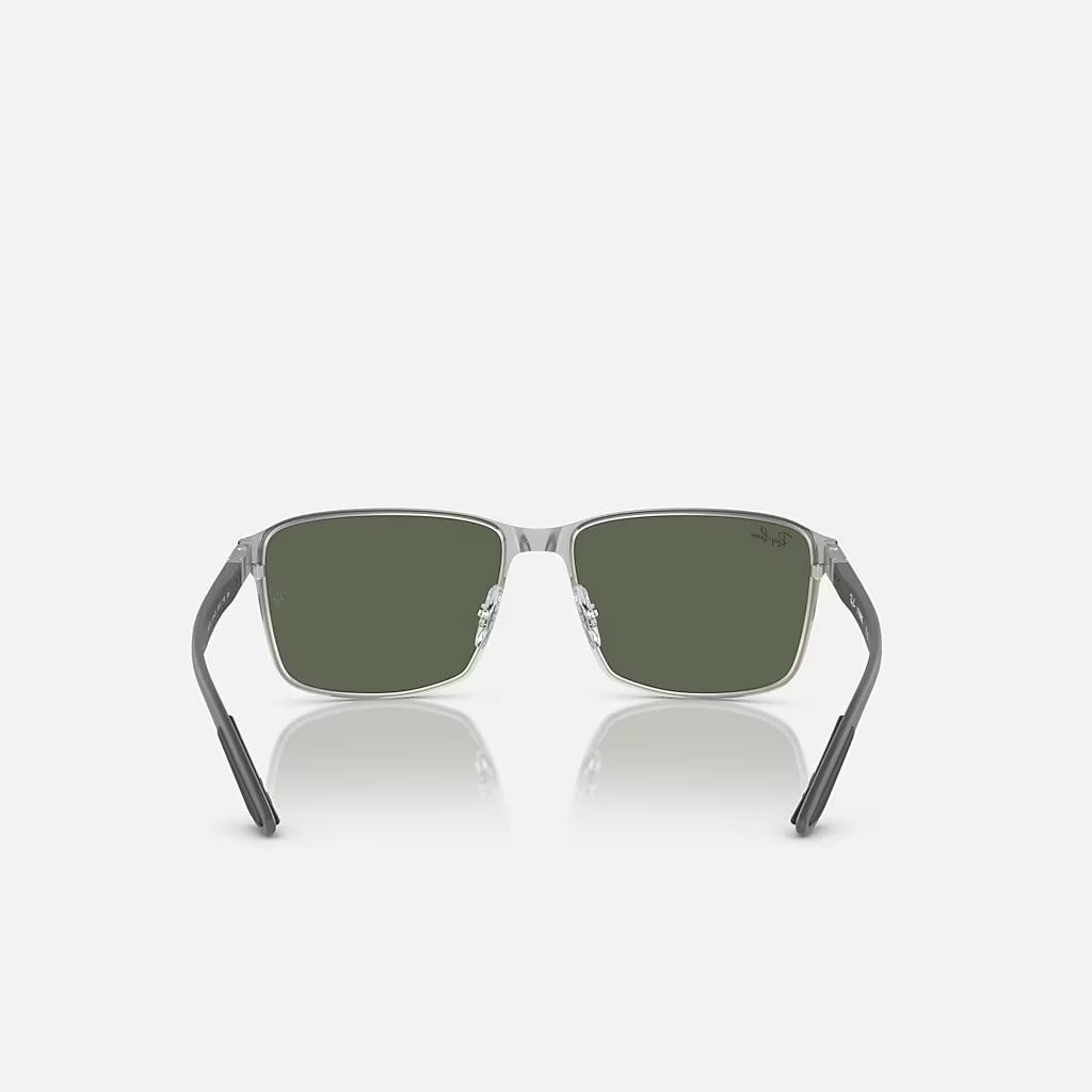 Kính Ray-Ban Rb3721 Đen Xanh Lá Đậm