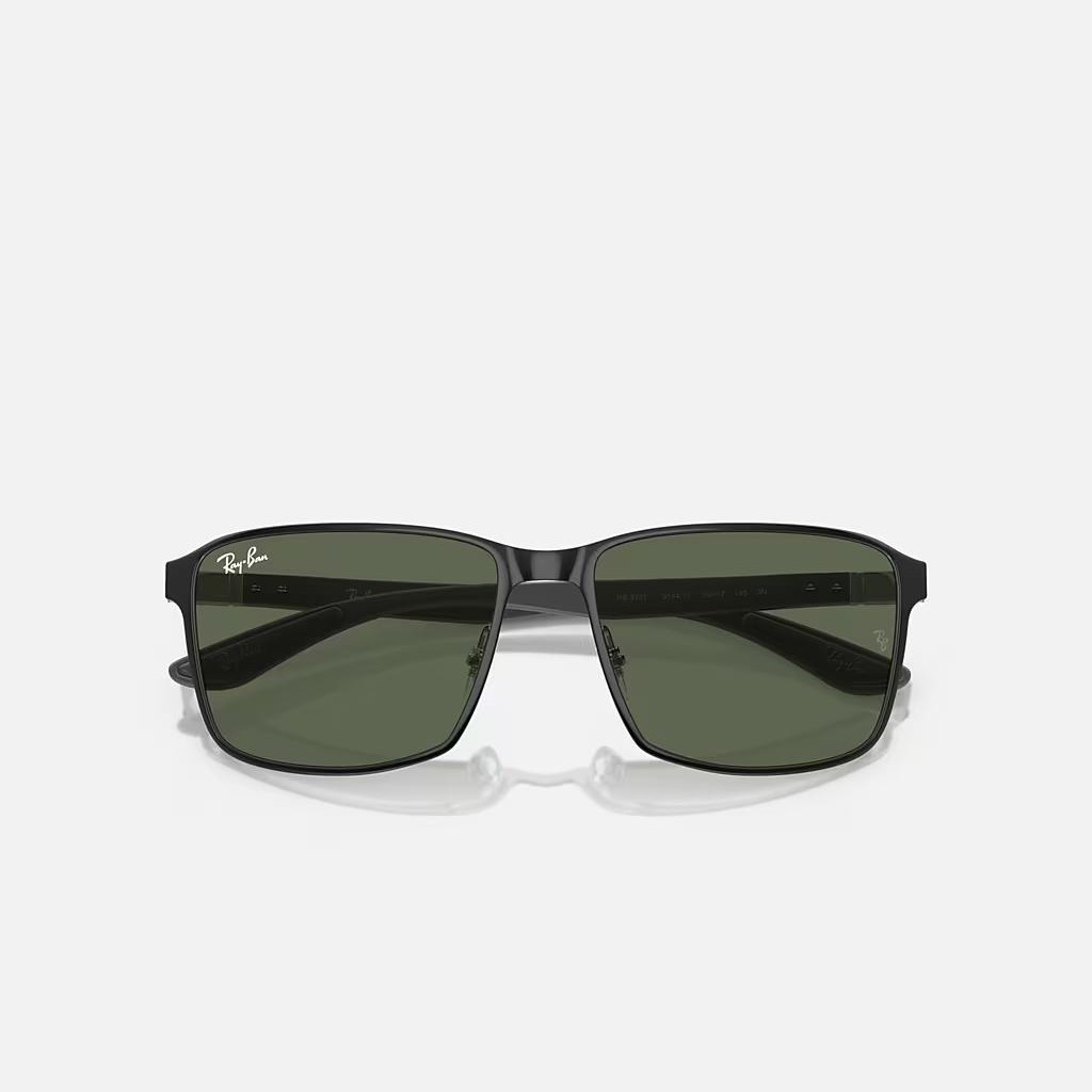 Kính Ray-Ban Rb3721 Đen Xanh Lá Đậm