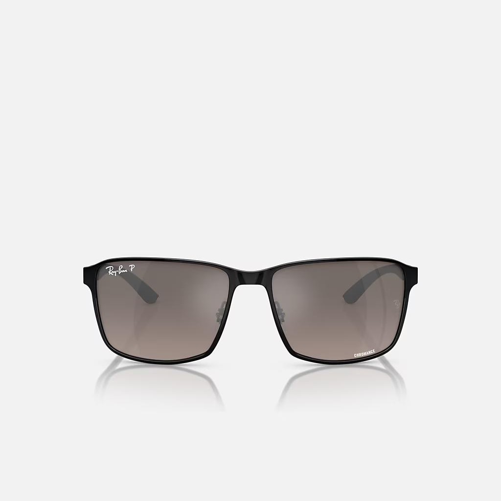 Kính Ray-Ban Rb3721Ch Chromance Đen Xám