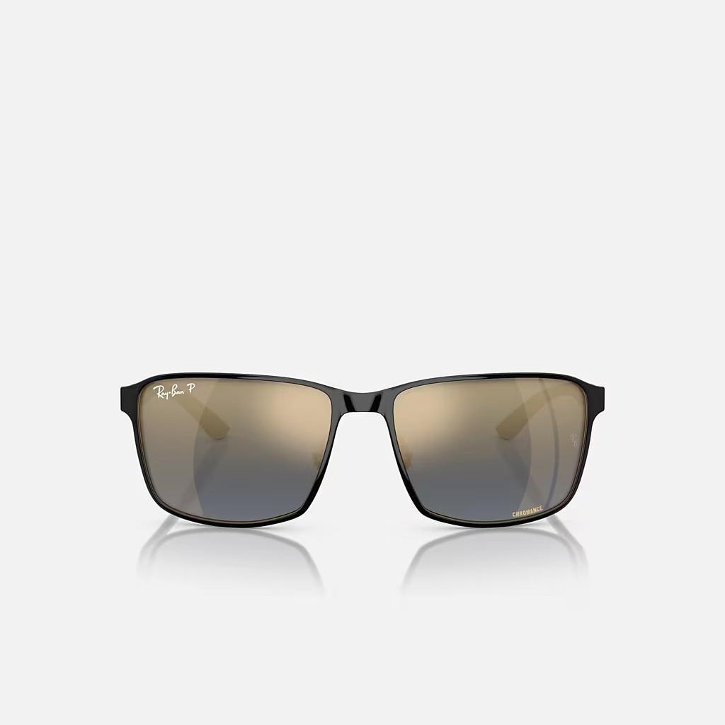 Kính Ray-Ban Rb3721Ch Chromance Đen Xanh Dương Vàng