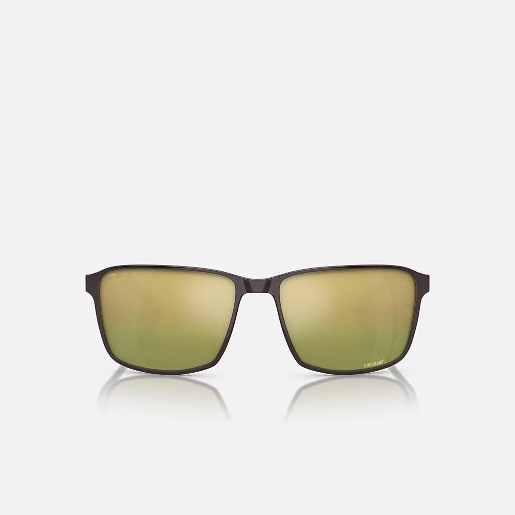 Kính Ray-Ban Rb3721Ch Chromance Nâu Xanh Lá