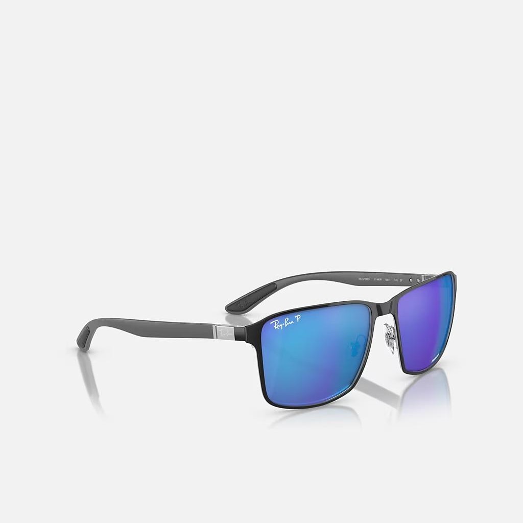 Kính Ray-Ban Rb3721Ch Chromance Bạc Xanh Dương